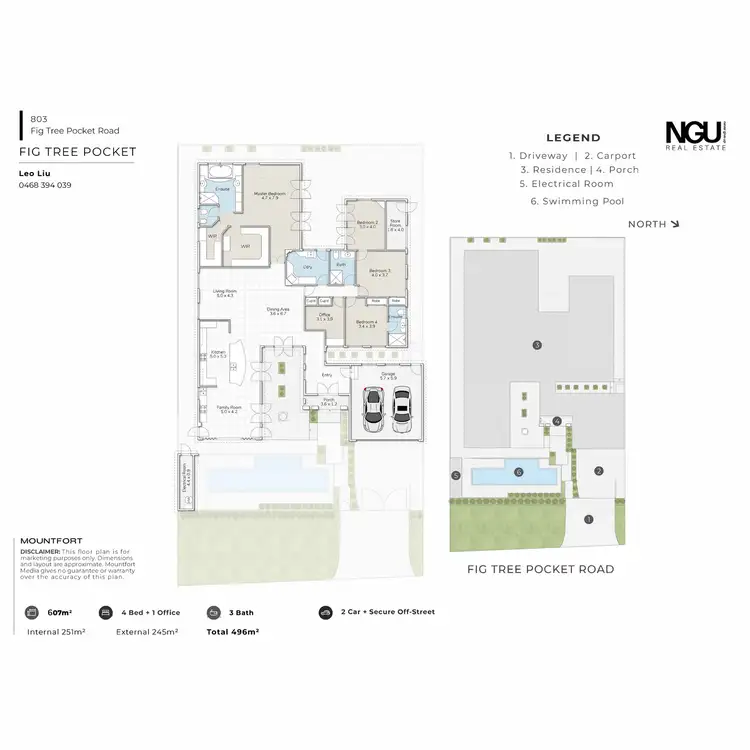Floorplan of Homely house listing, 803 Fig Tree Pocket Road, Fig Tree Pocket QLD 4069