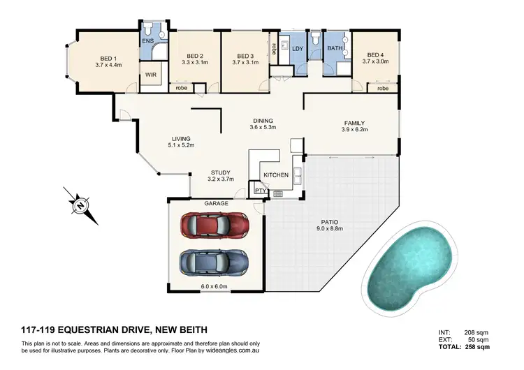 Floorplan of Homely house listing, 117-119 Equestrian Drive, New Beith QLD 4124