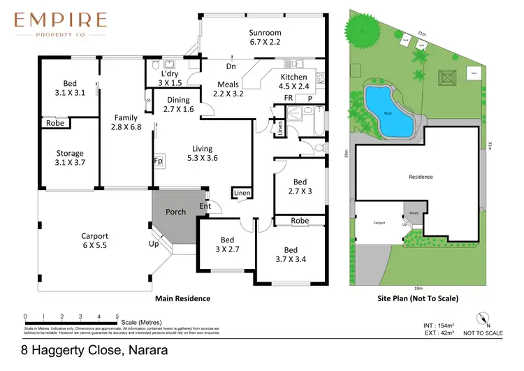 Floorplan of Homely house listing, 8 Haggerty Close, Narara NSW 2250