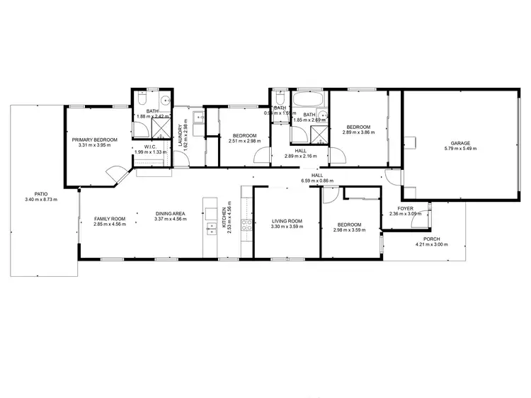 Floorplan of Homely house listing, 64 Neville Drive, Branyan QLD 4670
