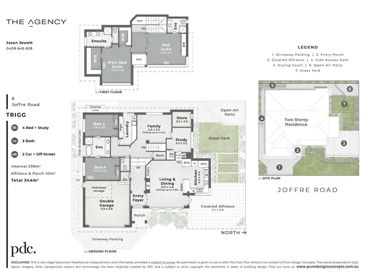 Floorplan of Homely house listing, 6 Joffre Road, Trigg WA 6029