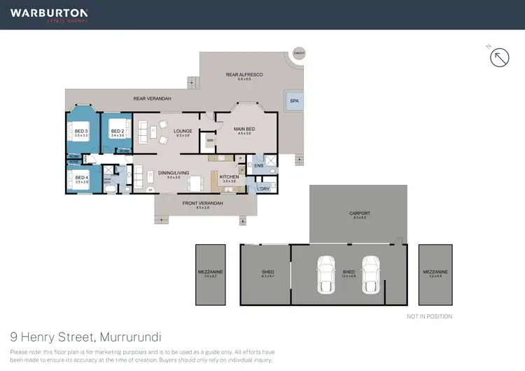 Floorplan of Homely house listing, 9 Henry Street, Murrurundi NSW 2338