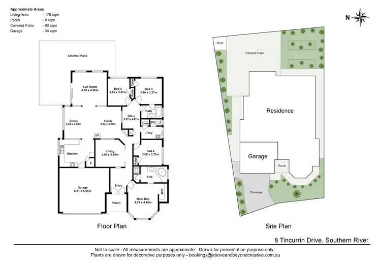 Floorplan of Homely house listing, 8 Tincurrin Drive, Southern River WA 6110