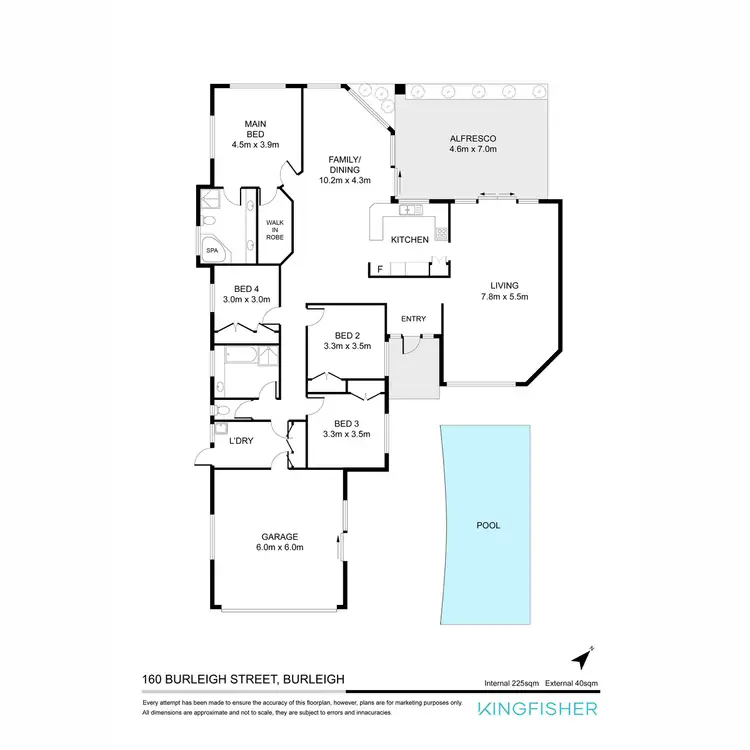 Floorplan of Homely house listing, 160 Burleigh Street, Burleigh Waters QLD 4220
