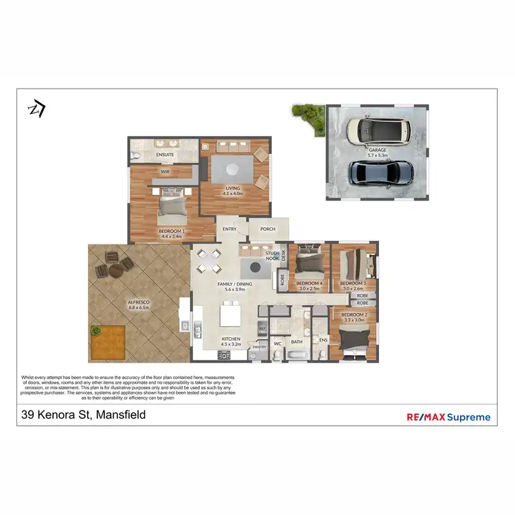 Floorplan of Homely house listing, 39 Kenora Street, Mansfield QLD 4122