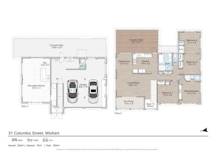 Floorplan of Homely house listing, 31 Colombo Street, Wishart QLD 4122