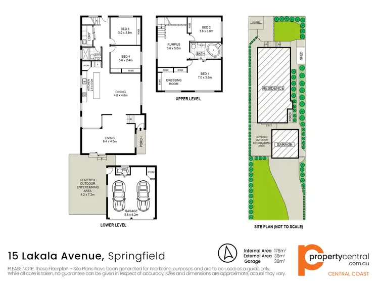Floorplan of Homely house listing, 15 Lakala Avenue, Springfield NSW 2250