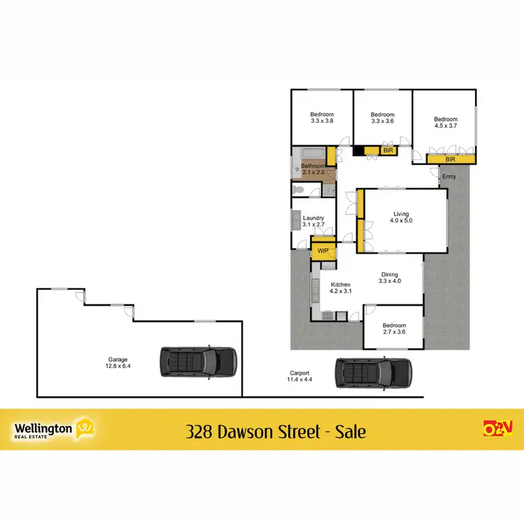 Floorplan of Homely house listing, 328 Dawson Street, Sale VIC 3850