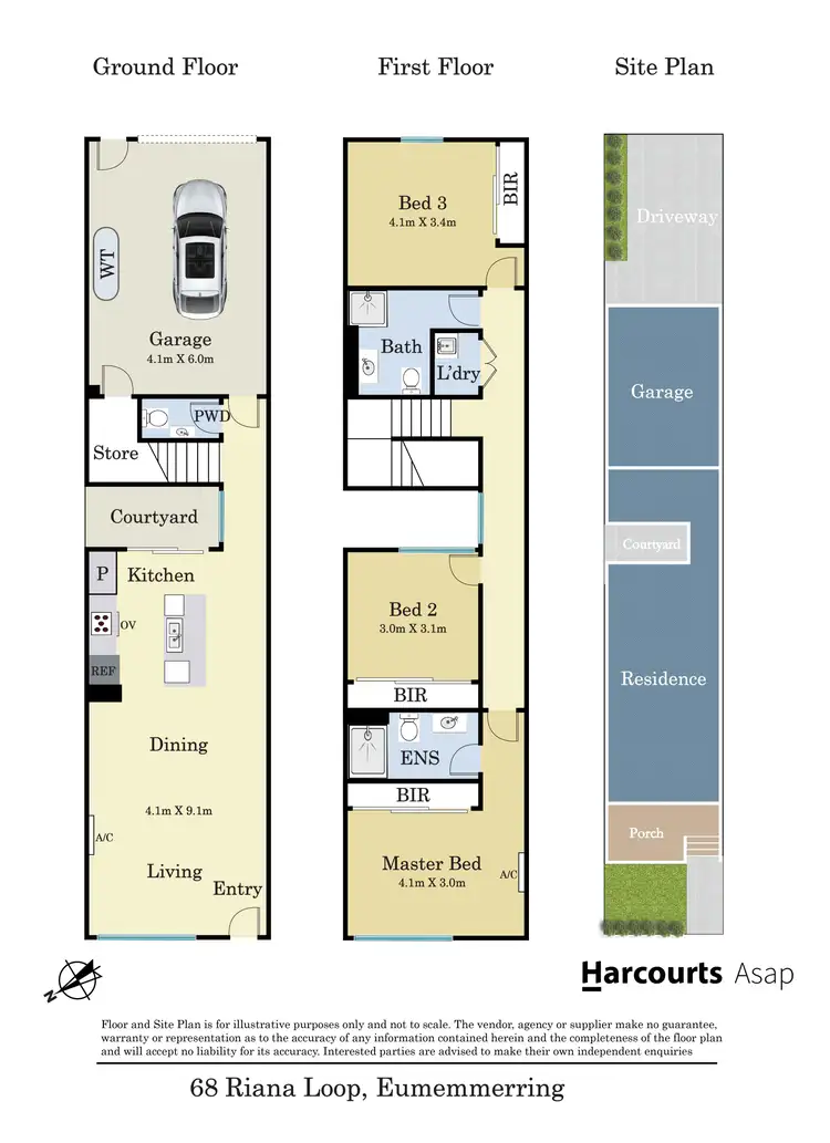 Floorplan of Homely townhouse listing, 68 Riana Loop, Eumemmerring VIC 3177
