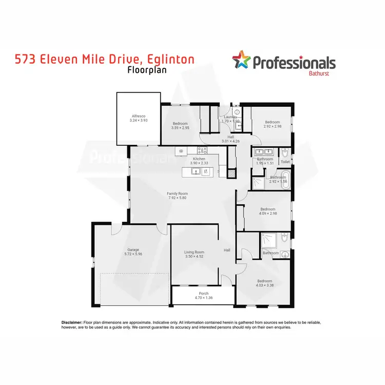 Floorplan of Homely house listing, 573 Eleven Mile Drive, Eglinton NSW 2795