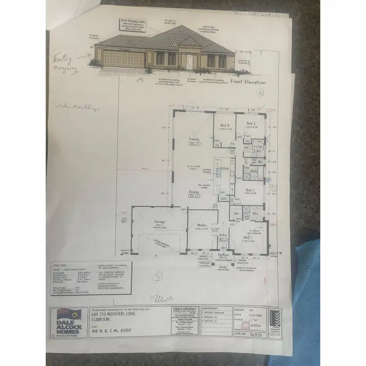 Floorplan of Homely house listing, 7 Rossiters Cove, Clarkson WA 6030