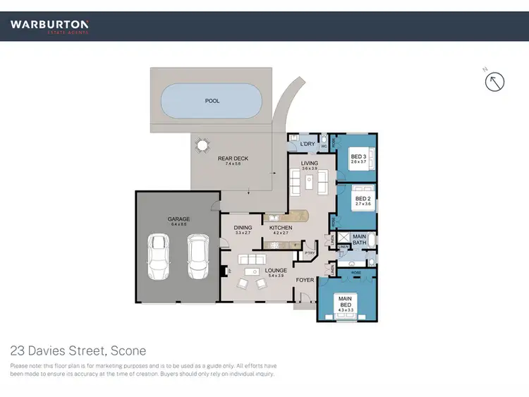 Floorplan of Homely house listing, 23 Davies Street, Scone NSW 2337