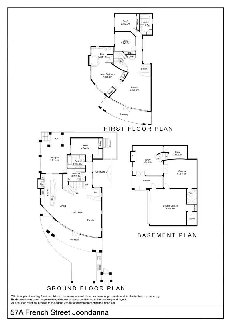 Floorplan of Homely house listing, 57a French Street, Joondanna WA 6060