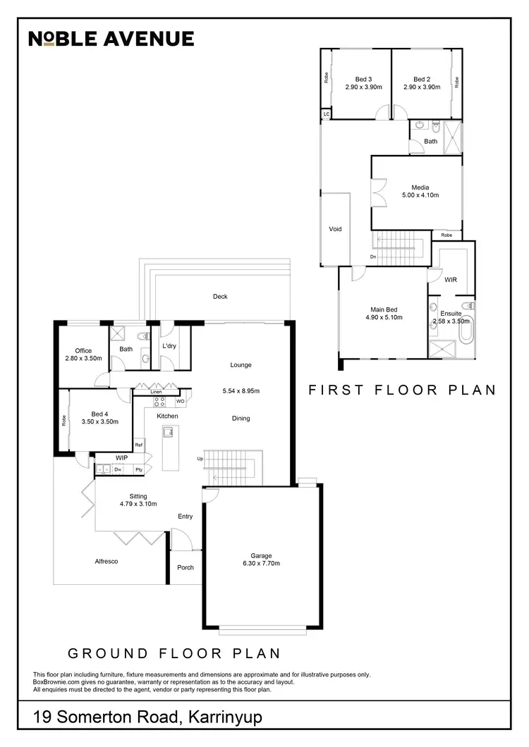 Floorplan of Homely house listing, 19 Somerton Road, Karrinyup WA 6018