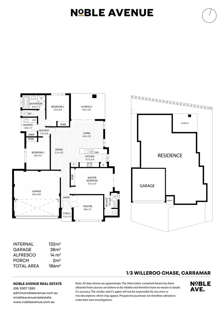 Floorplan of Homely house listing, 1 / 3 Willeroo Chase, Carramar WA 6031