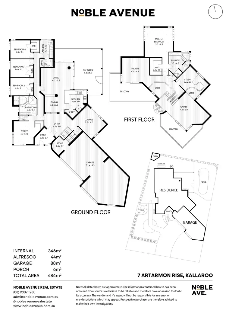 Floorplan of Homely house listing, 7 Artarmon Rise, Kallaroo WA 6025