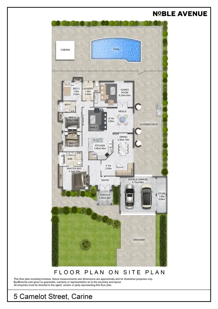 Floorplan of Homely house listing, 5 Camelot Street, Carine WA 6020