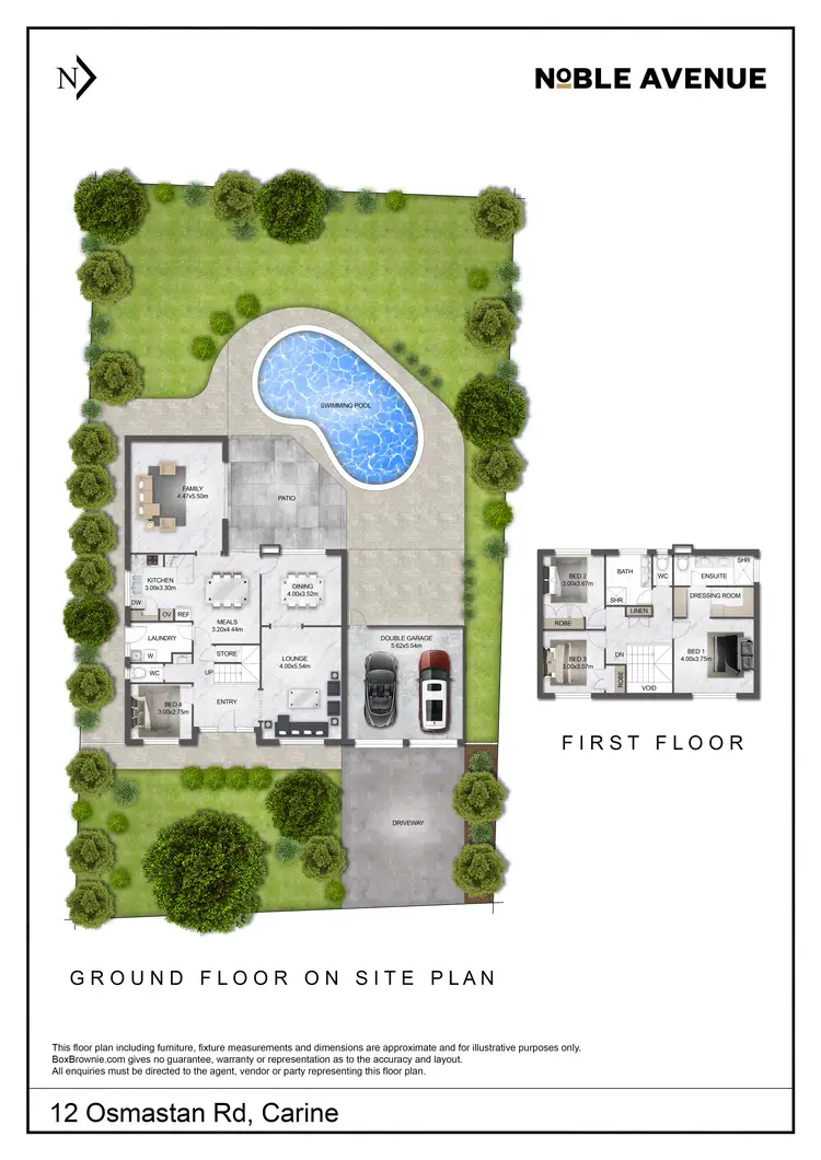 Floorplan of Homely house listing, 12 Osmaston Road, Carine WA 6020