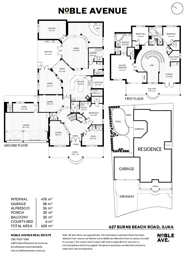 Floorplan of Homely house listing, 627 Burns Beach Road, Iluka WA 6028