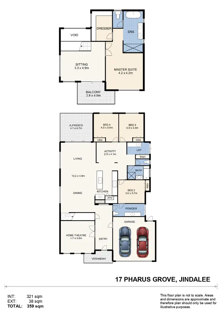Floorplan of Homely house listing, 17 Pharus Grove, Jindalee WA 6036