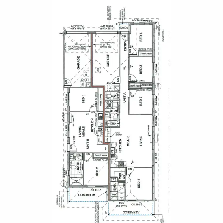 Floorplan of Homely semi-detached listing, 14 Rainbird Circuit, Logan Reserve QLD 4133
