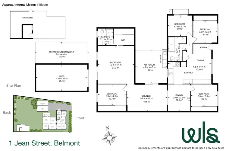 Floorplan of Homely house listing, 1 Jean Street, Belmont NSW 2280