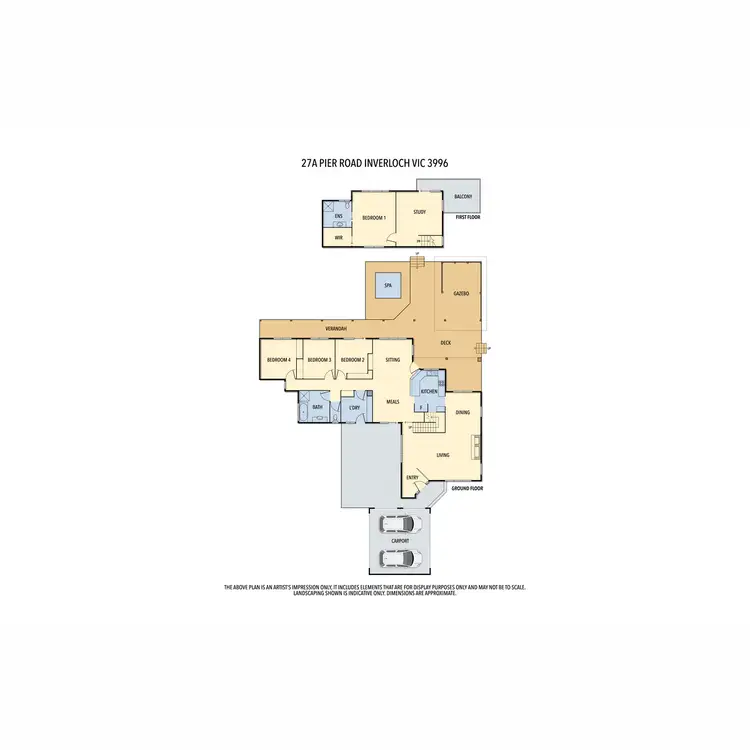 Floorplan of Homely house listing, 27a Pier Road, Inverloch VIC 3996