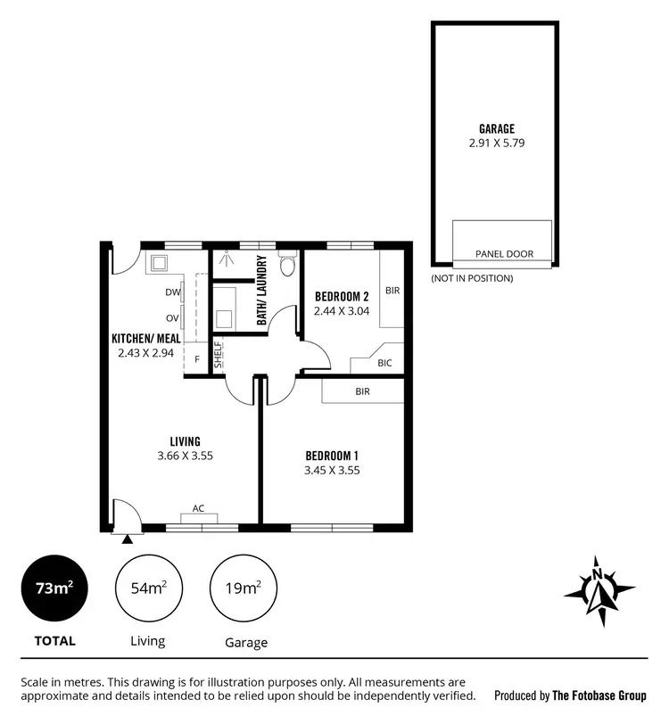 Floorplan of Homely unit listing, 3/30 Adelphi Terrace, Glenelg North SA 5045