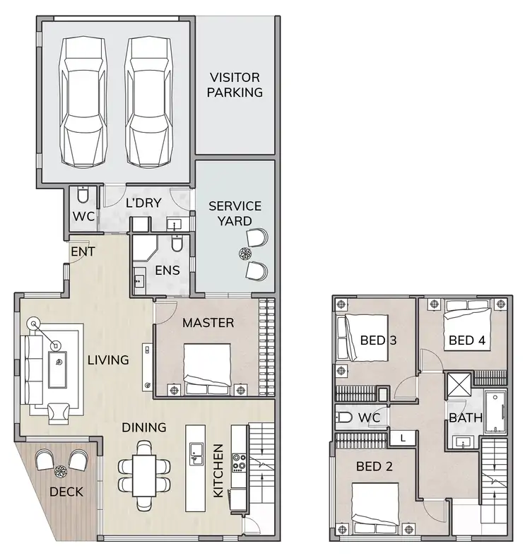 Floorplan of Homely townhouse listing, 11/23 Renouf Street, Casey ACT 2913