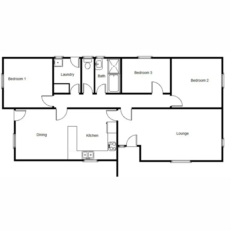 Floorplan of Homely house listing, 13 Butler Crescent, Port Augusta West SA 5700