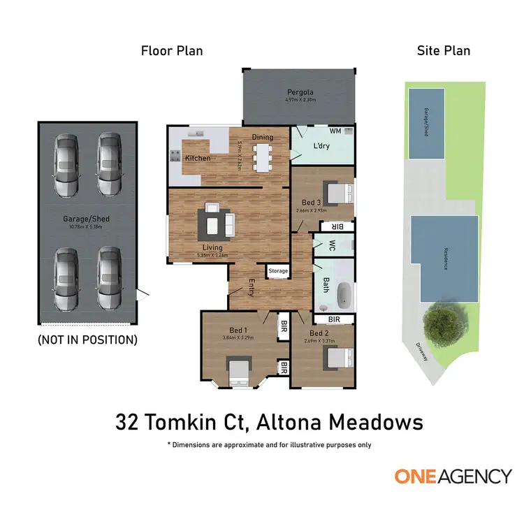 Floorplan of Homely house listing, 32. Tomkin Court, Altona Meadows VIC 3028