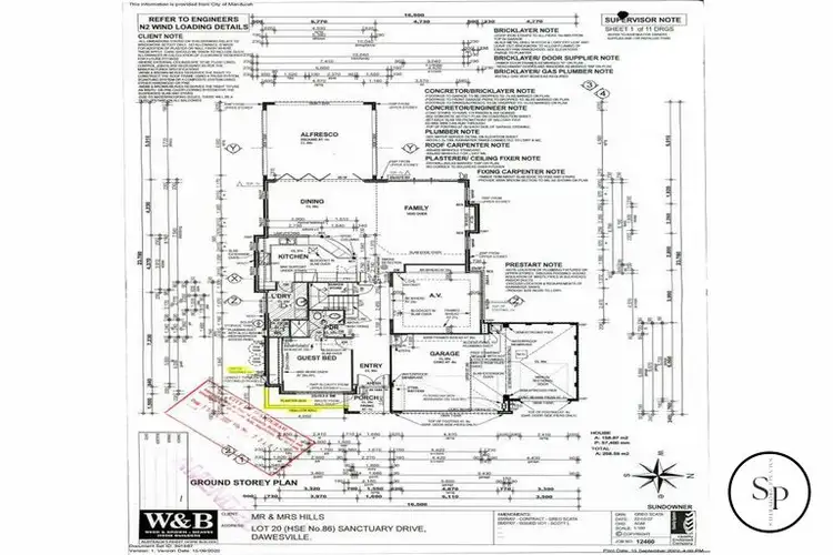 Floorplan of Homely house listing, 86 Sanctuary Circuit, Dawesville WA 6211