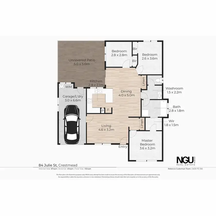 Floorplan of Homely house listing, 84 Julie Street, Crestmead QLD 4132