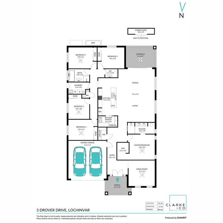 Floorplan of Homely house listing, 3 Drover Drive, Lochinvar NSW 2321