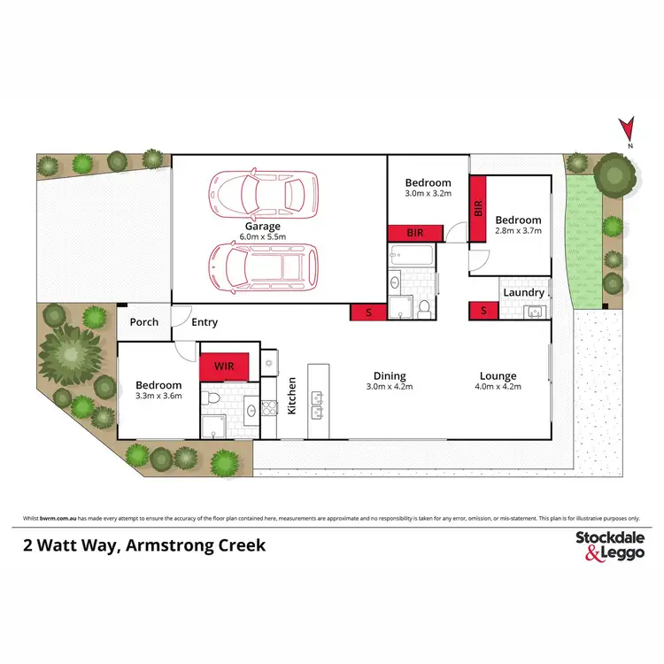 Floorplan of Homely house listing, 2 Watt Way, Armstrong Creek VIC 3217