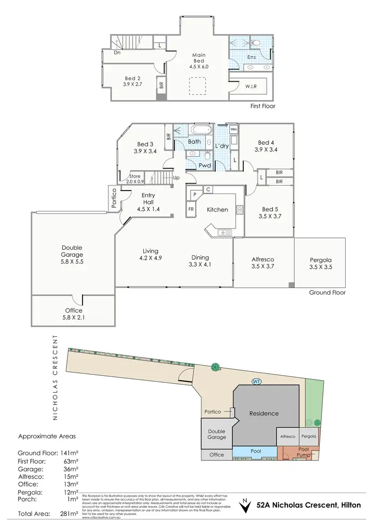 Floorplan of Homely house listing, 52A Nicholas Crescent, Hilton WA 6163