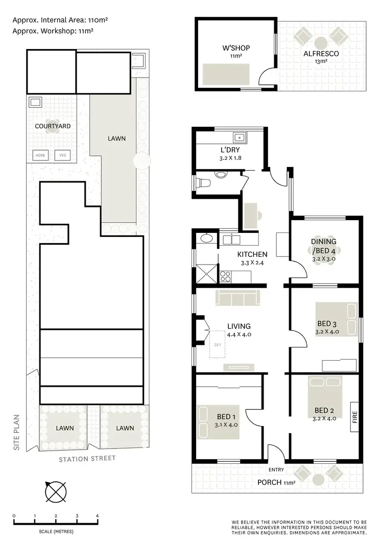 Floorplan of Homely house listing, 21 Station Street, Tempe NSW 2044