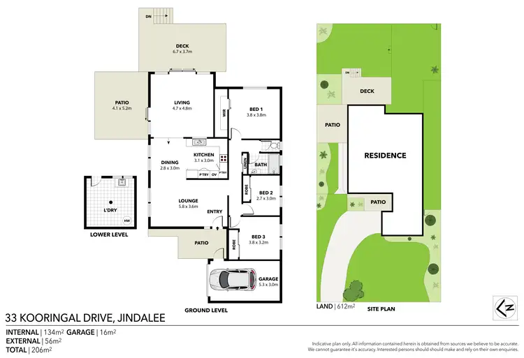 Floorplan of Homely house listing, 33 Kooringal Drive, Jindalee QLD 4074