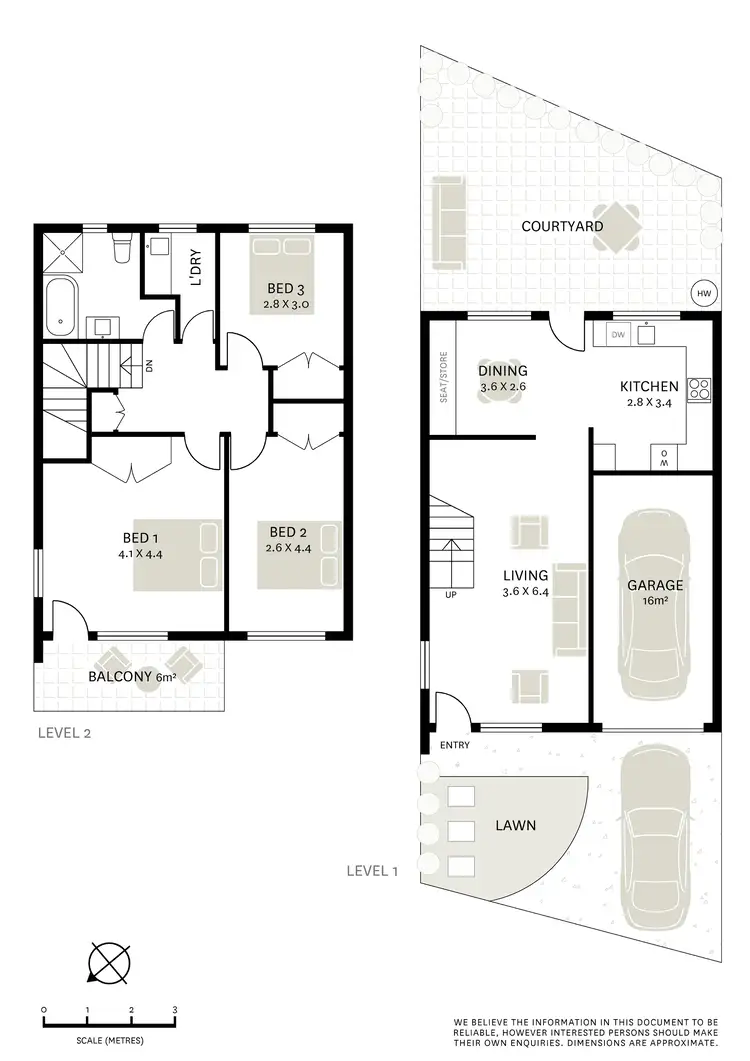 Floorplan of Homely townhouse listing, 2/75 St George's Crescent, Drummoyne NSW 2047