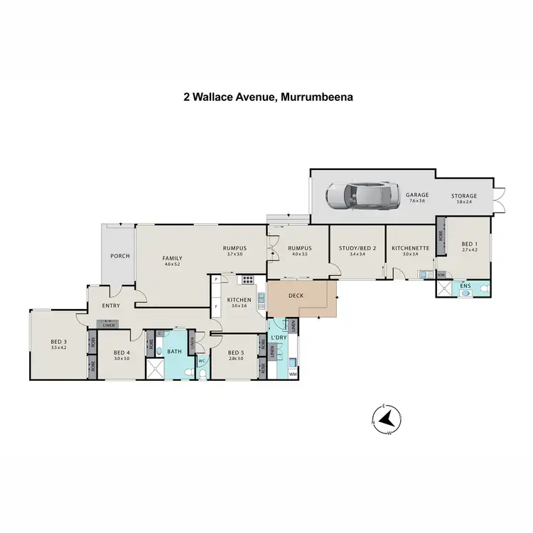 Floorplan of Homely house listing, 2 Wallace Avenue, Murrumbeena VIC 3163
