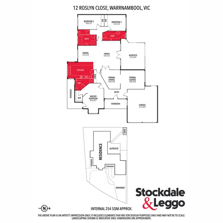 Floorplan of Homely house listing, 12 Roslyn Close, Warrnambool VIC 3280