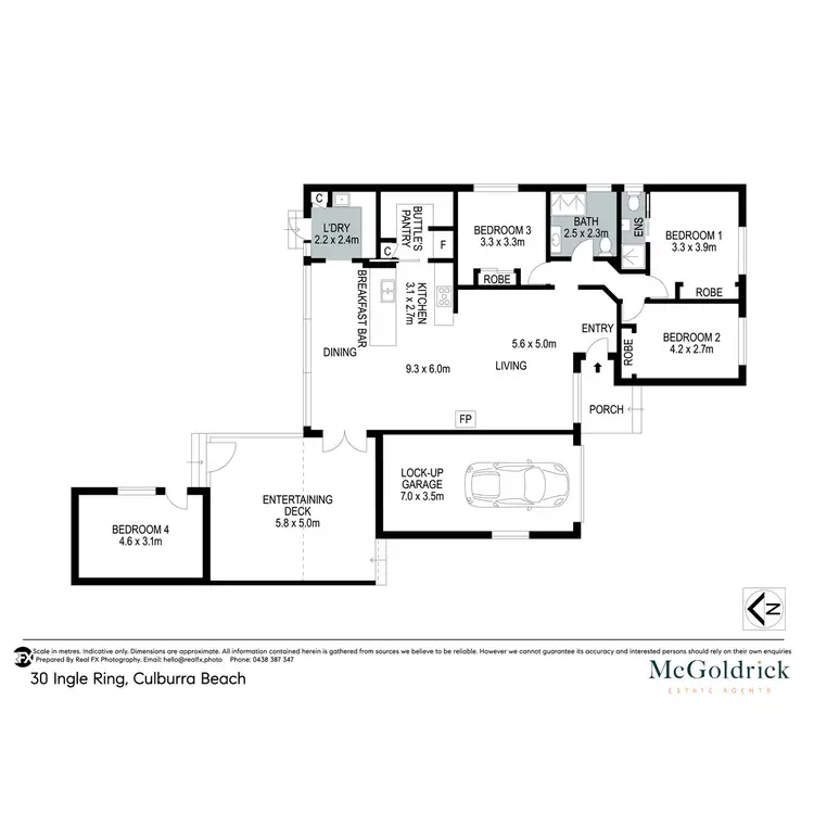 Floorplan of Homely house listing, 30 Ingle Ring, Culburra Beach NSW 2540
