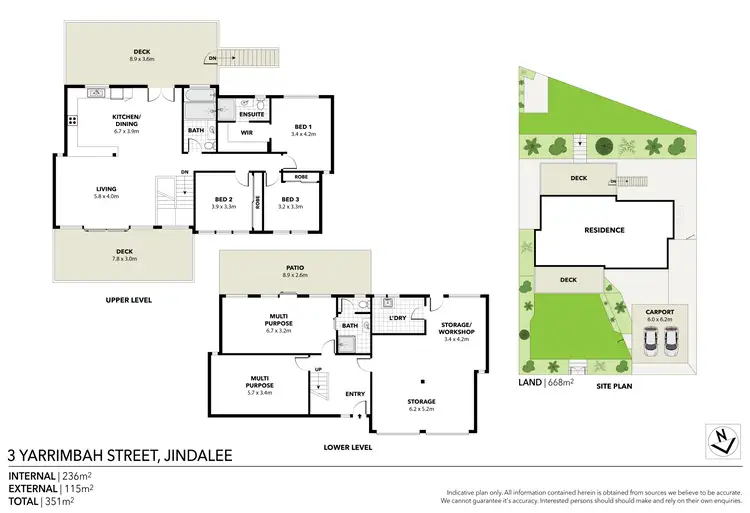 Floorplan of Homely house listing, 3 Yarrimbah Street, Jindalee QLD 4074