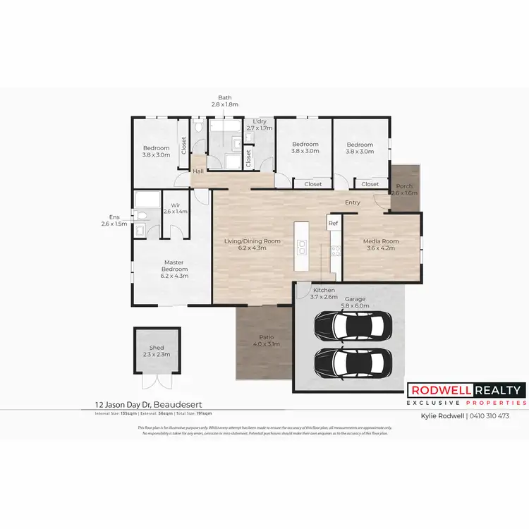 Floorplan of Homely house listing, 12 Jason Day Drive, Beaudesert QLD 4285