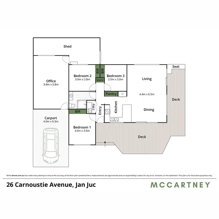Floorplan of Homely house listing, 26 Carnoustie Avenue, Jan Juc VIC 3228