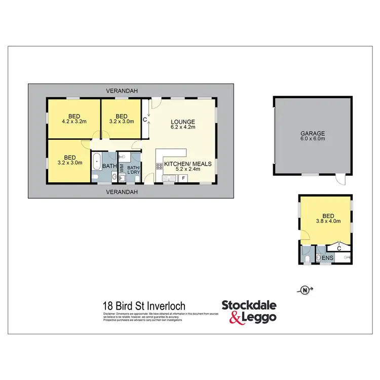 Floorplan of Homely house listing, 18 Bird Street, Inverloch VIC 3996