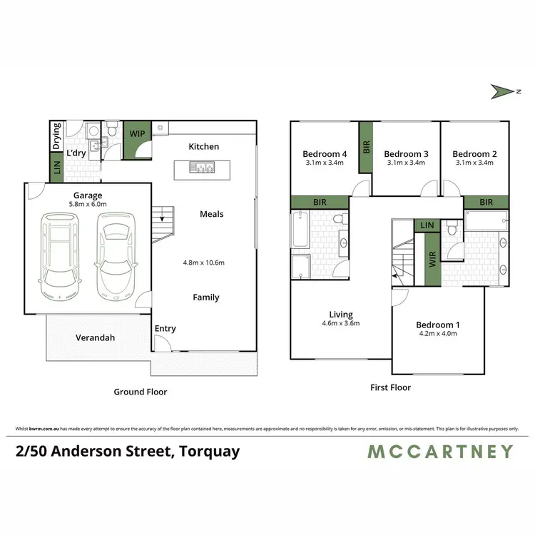 Floorplan of Homely house listing, 2/50 Anderson Street, Torquay VIC 3228