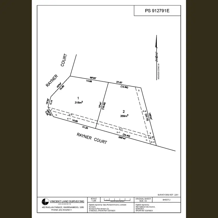 Floorplan of Homely land listing, LOT 2, 10 Rayner Court, Warrnambool VIC 3280