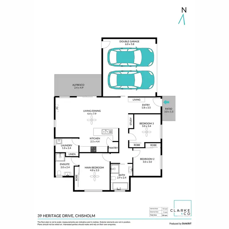 Floorplan of Homely house listing, 39 Heritage Drive, Chisholm NSW 2322