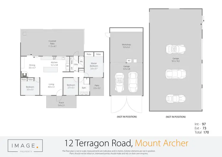 Floorplan of Homely rural property listing, 12 Terragon Road, Mount Archer QLD 4514